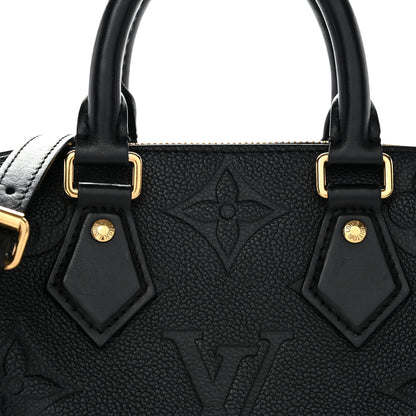 Louis Vuitton Empreinte Monogram Giant Speedy Bandouliere 20 Black 7 of 13