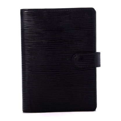 Louis Vuitton Epi Small Ring Agenda Cover Black 1 of 6