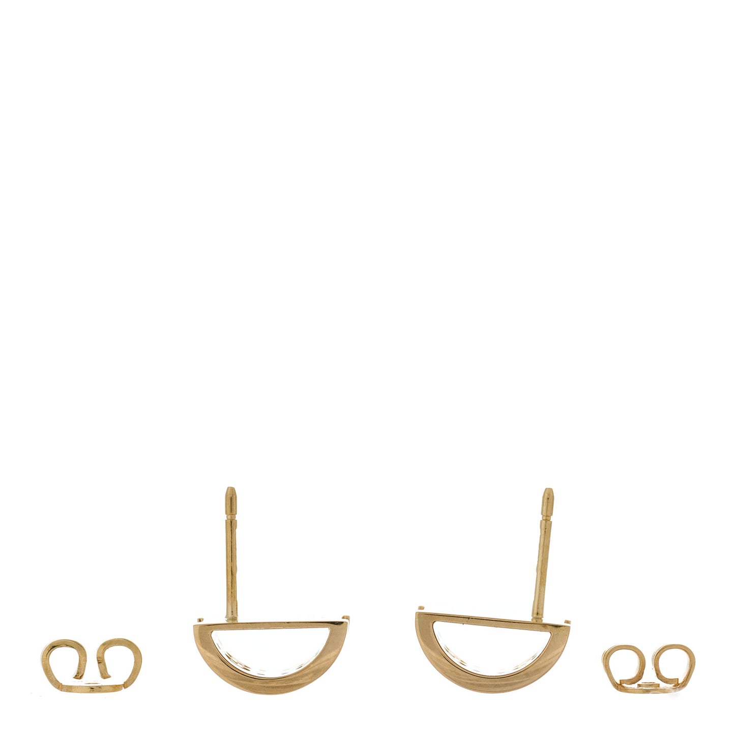 18K Yellow Gold Icon Twirl Earrings