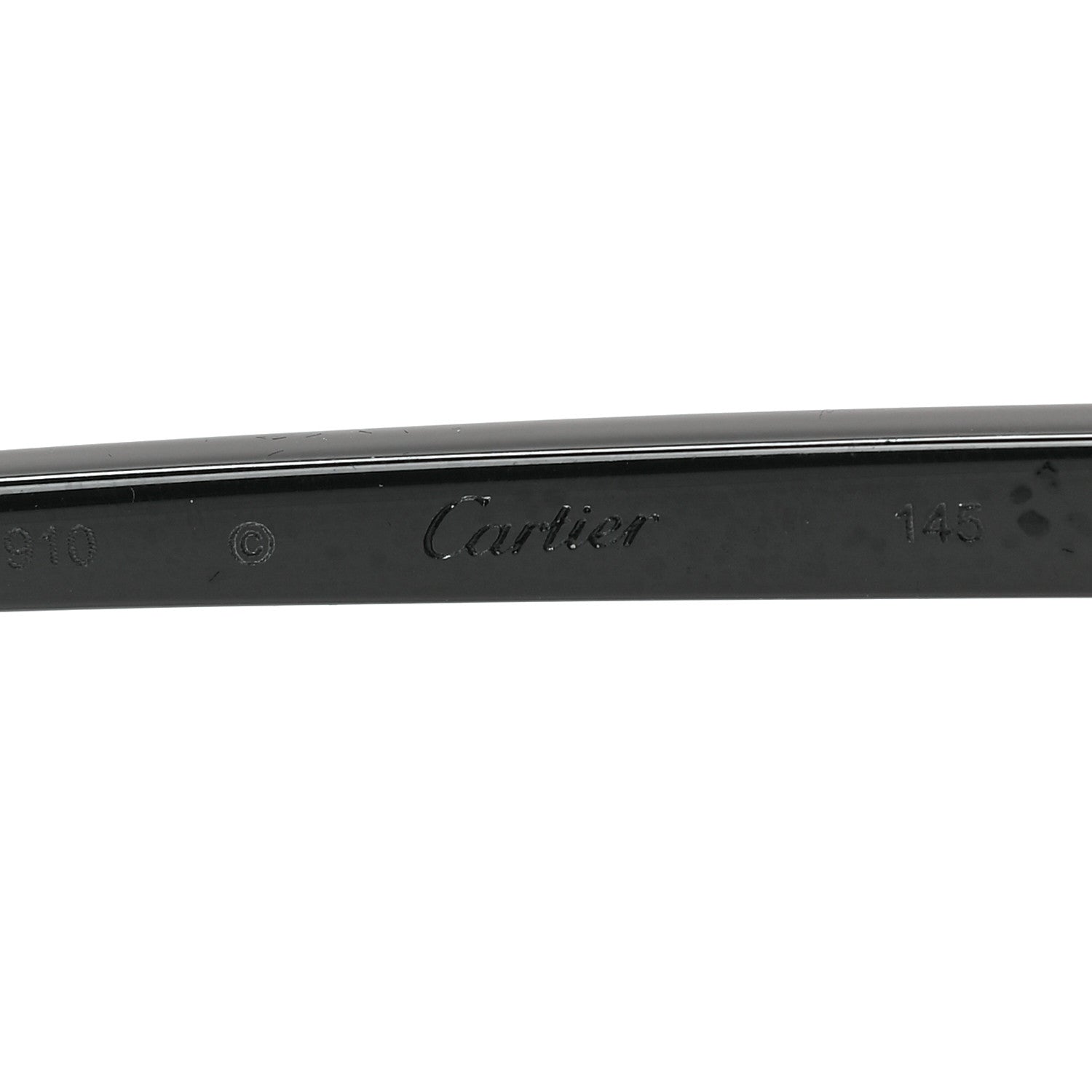 Cartier Metal Aviator CT0159S Sunglasses Gold Black 6 of 6