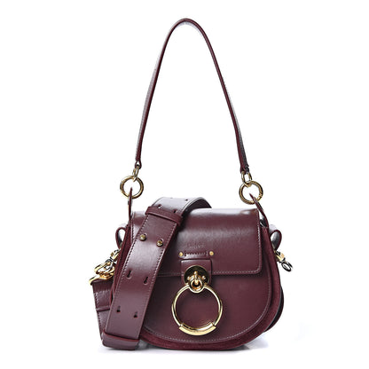 Chloe Calfskin Small Tess Bag Burnt Brown 1 of 8