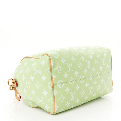 Louis Vuitton Calfskin Monogram Speedy P9 Bandouliere 30 Frozen Lime 5 of 14