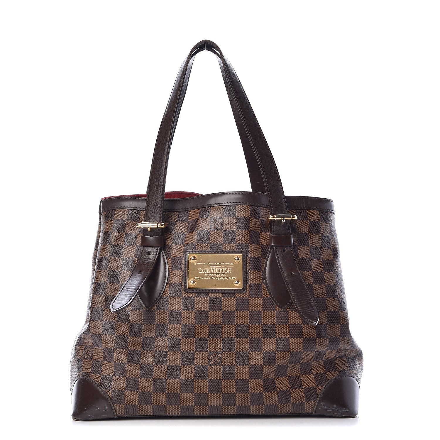 Louis Vuitton Damier Ebene Hampstead MM 1 of 29