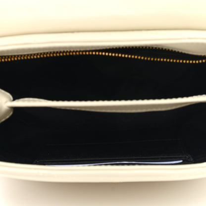 Saint Laurent Calfskin Y Quilted Monogram Toy Loulou Crossbody Bag Blanc Vintage 5 of 8