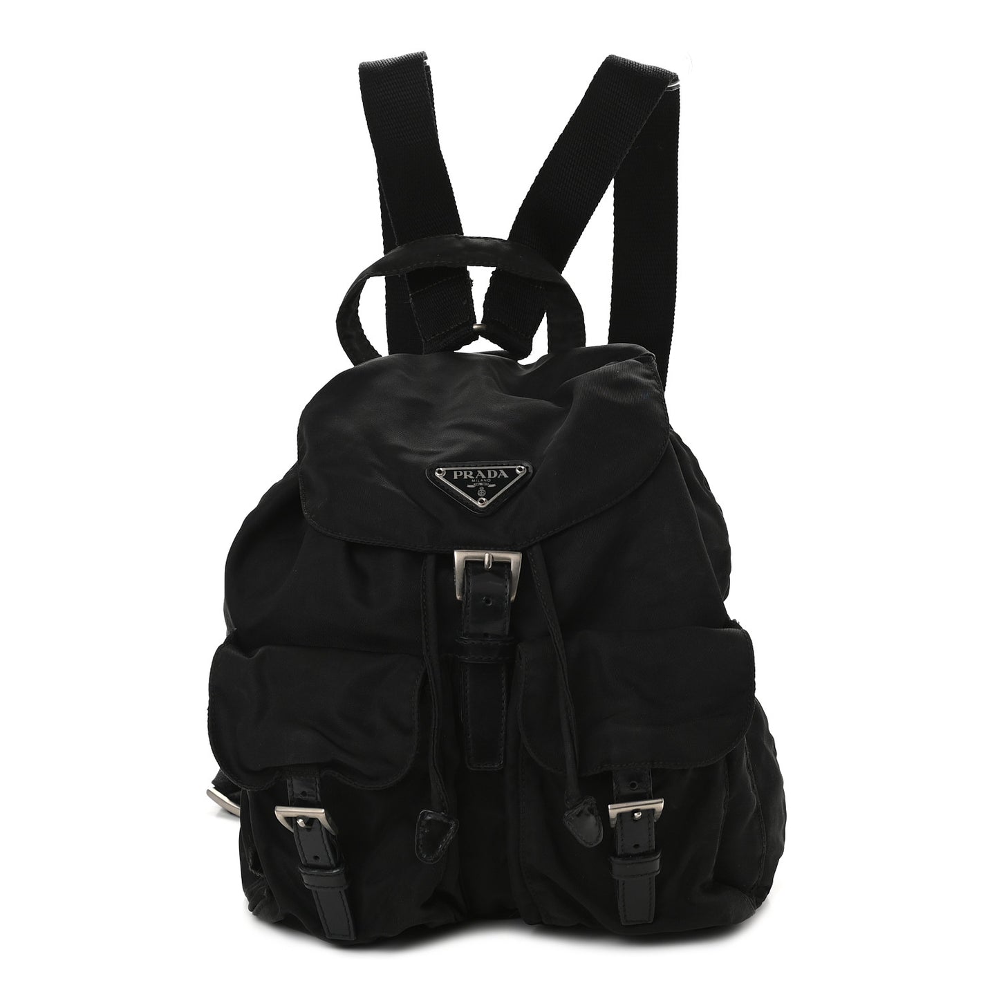 Tessuto Nylon Vela Small Backpack Black