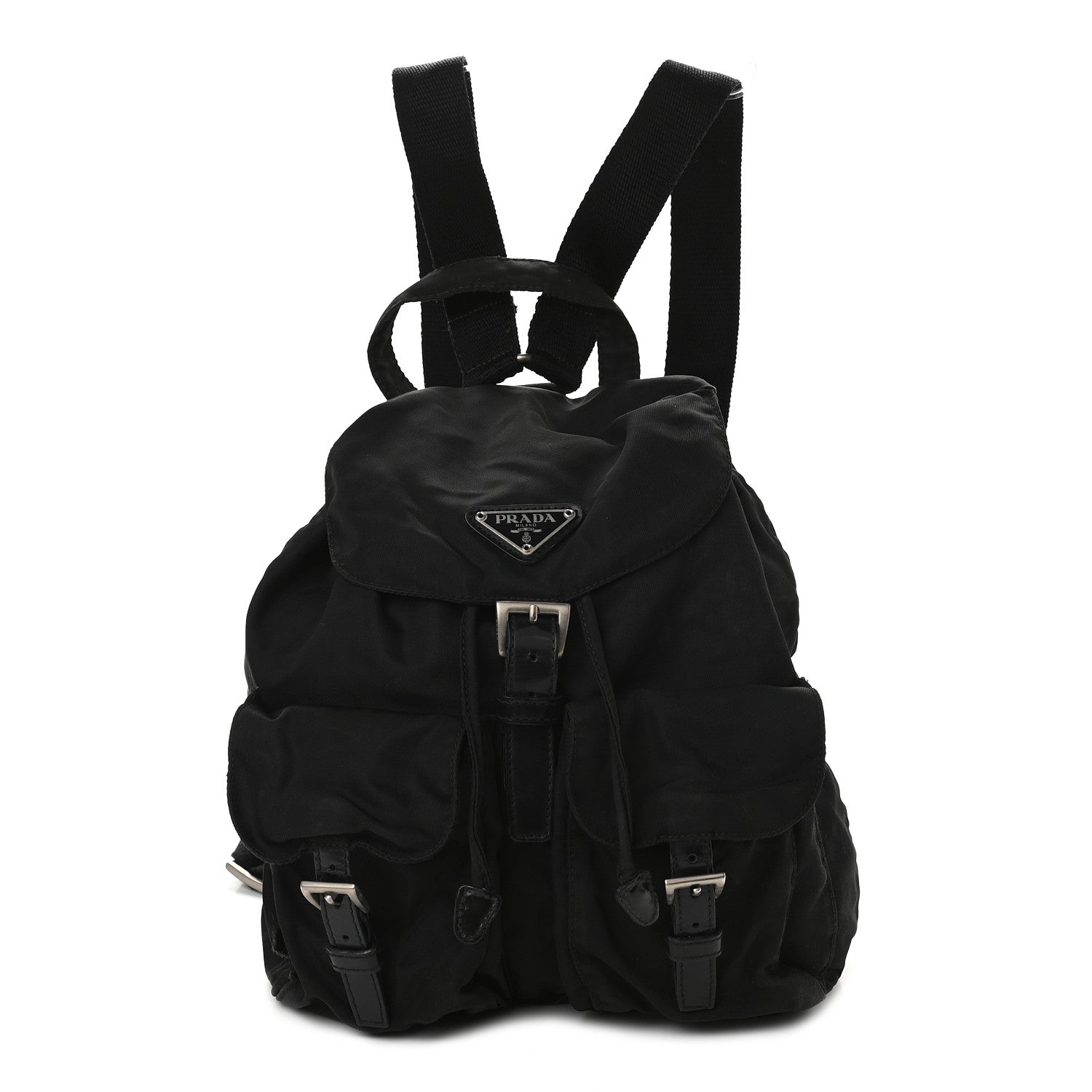 Prada Tessuto Nylon Vela Small Backpack Black 1 of 12