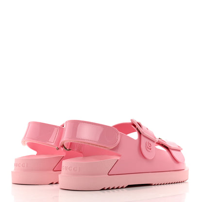 Gucci Rubber Mini Double G Womens Isla Dad Sandals 36 Wild Rose 4 of 8