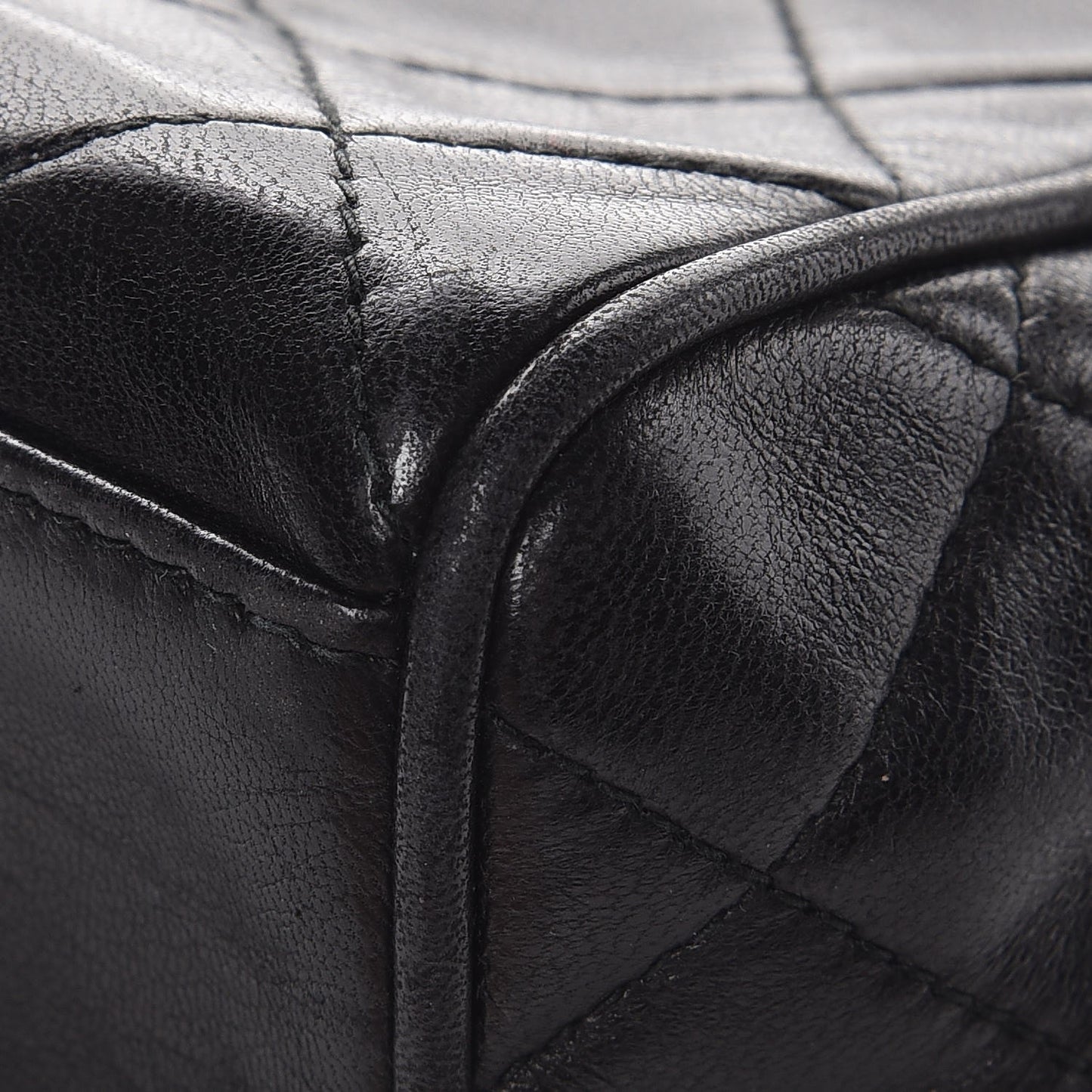 Lambskin Quilted Small Shoulder Bag Black