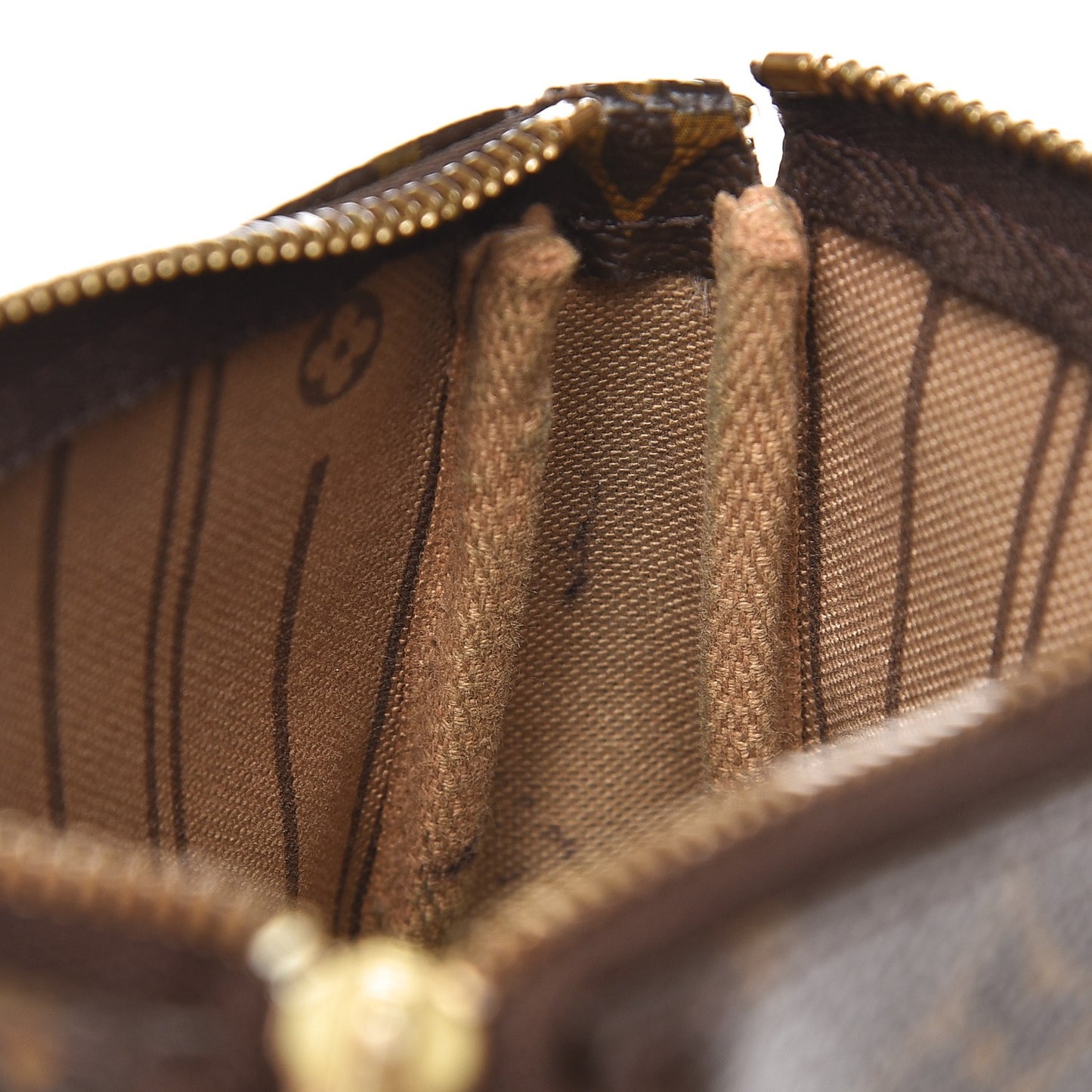 Monogram Complice Trunks and Bags Mini Pochette Accessories Beige