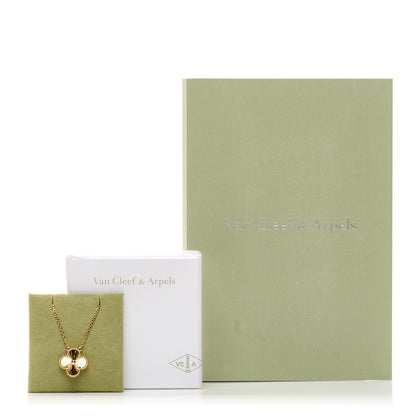 Van Cleef & Arpels 18K Yellow Gold Guilloche Vintage Alhambra Pendant Necklace 5 of 5