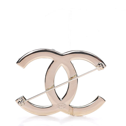 Chanel Pearl Crystal Bright Young Thing CC Brooch Gold 3 of 5