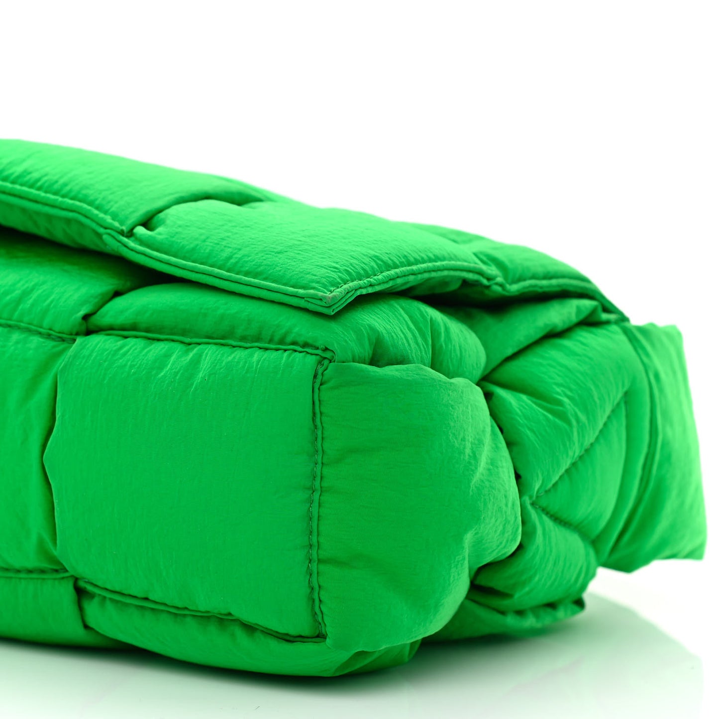 Nylon Intrecciato Padded Tech Cassette Bag Parakeet