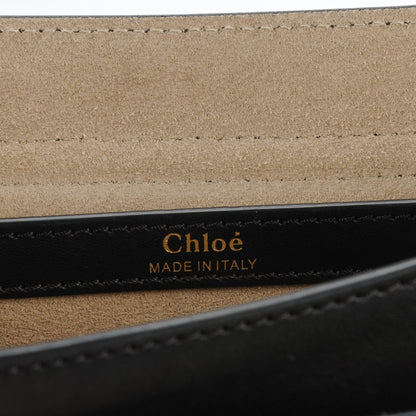 Chloe Calfskin Braided Medium Hudson Shoulder Bag Black 6 of 7