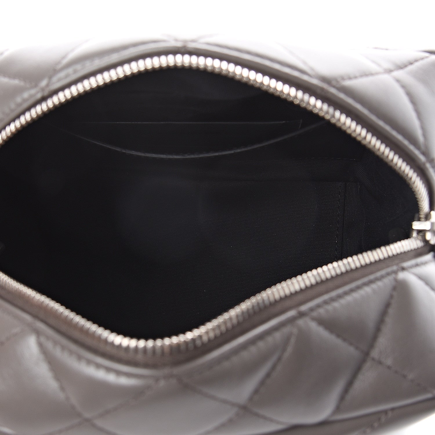 Saint Laurent Calfskin Y Quilted Monogram Small Loulou Bowling Bag Earth 4 of 8