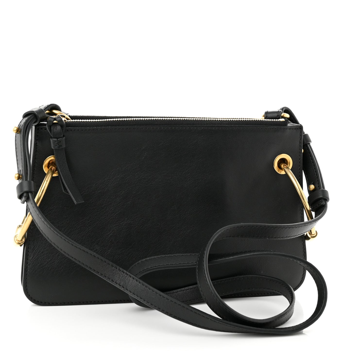 Calfskin Suede Mini Roy Bag Black