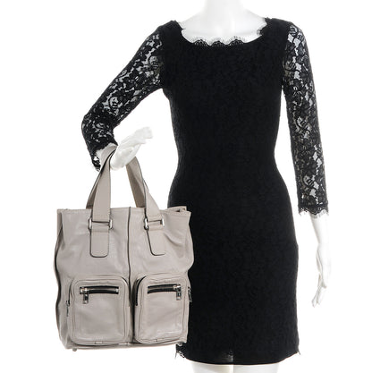 Chloe Goatskin Large Betty Tote Grey 2 of 10