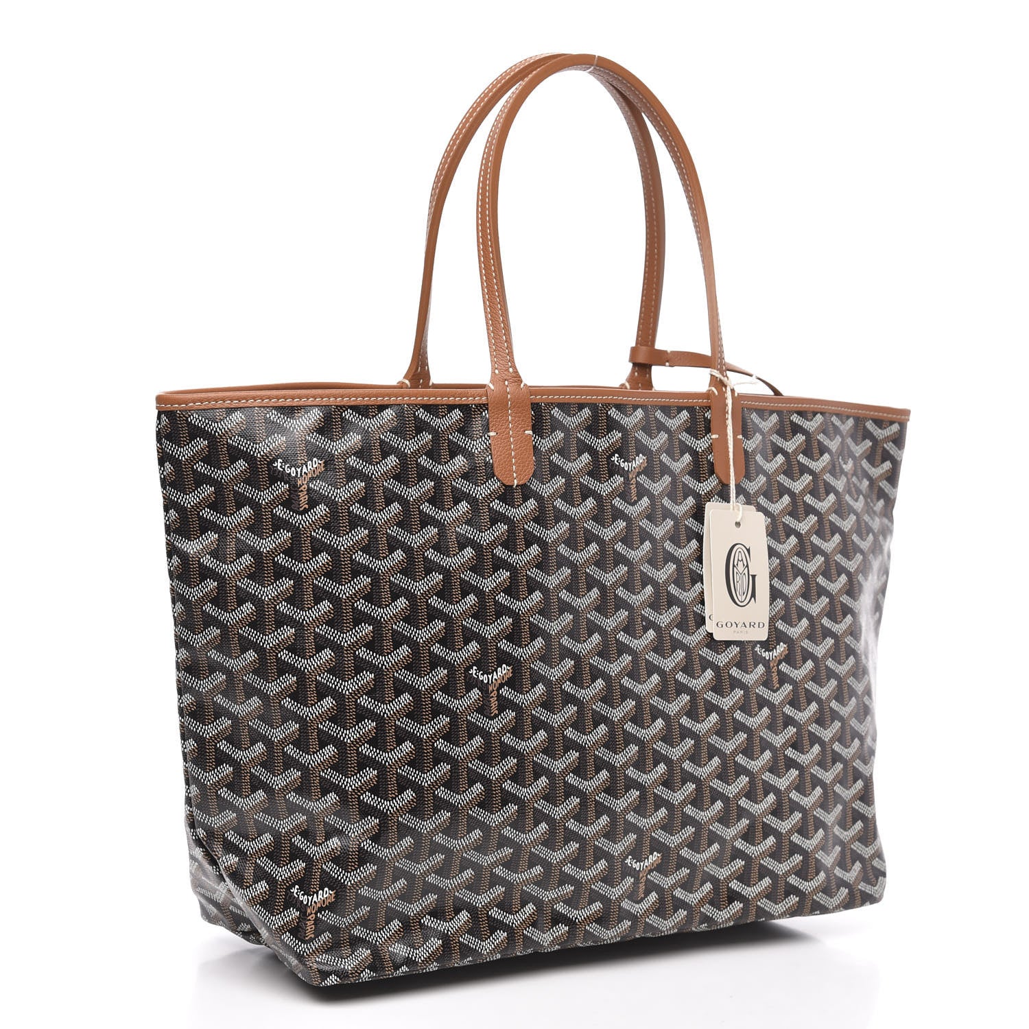 Goyard Goyardine Saint Louis PM Black Gold 3 of 8