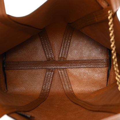 Chloe Grained Calfskin Medium Spin Tote Clay Brown 5 of 10