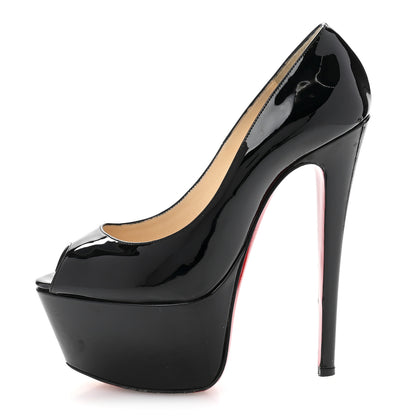 Christian Louboutin Patent Jamie 160 Pumps 37 Black 1 of 10