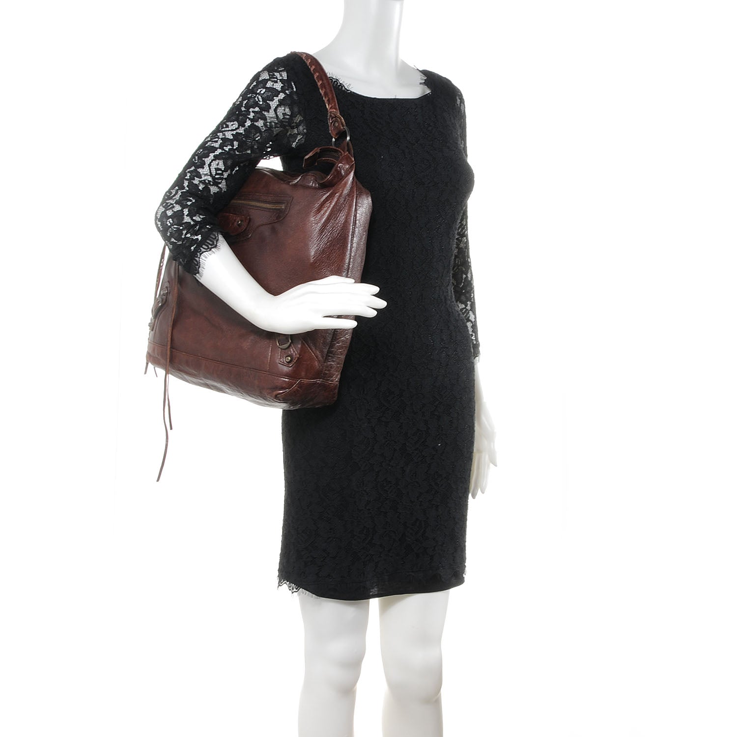 Balenciaga Chevre Day Hobo Mogano 2 of 7