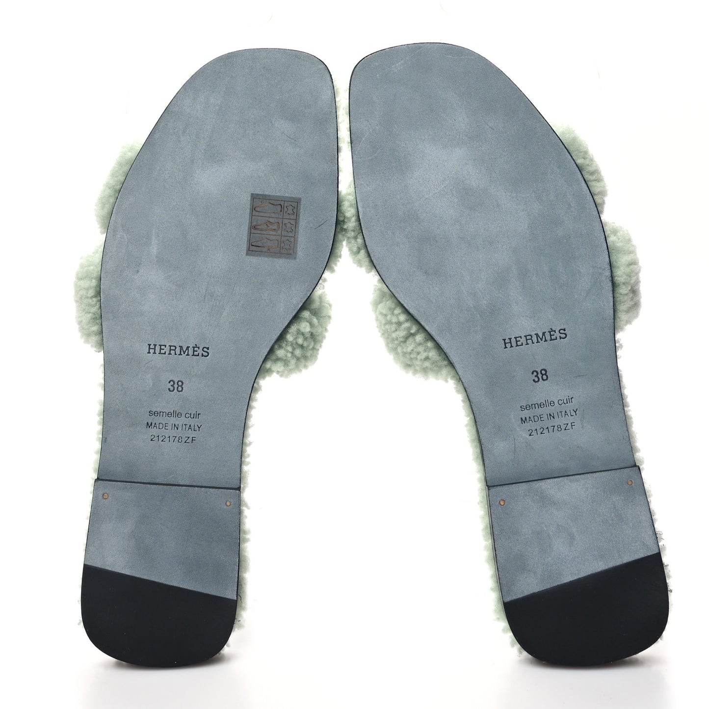Woolskin Oran Sandals 38 Vert D’Eau