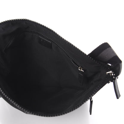Gucci Nylon Monogram Medium Flat Messenger Bag Black 4 of 8