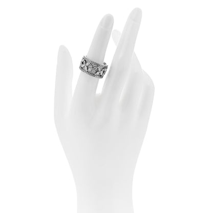Tiffany Platinum Diamond Victoria Band Ring 52 6 2 of 5