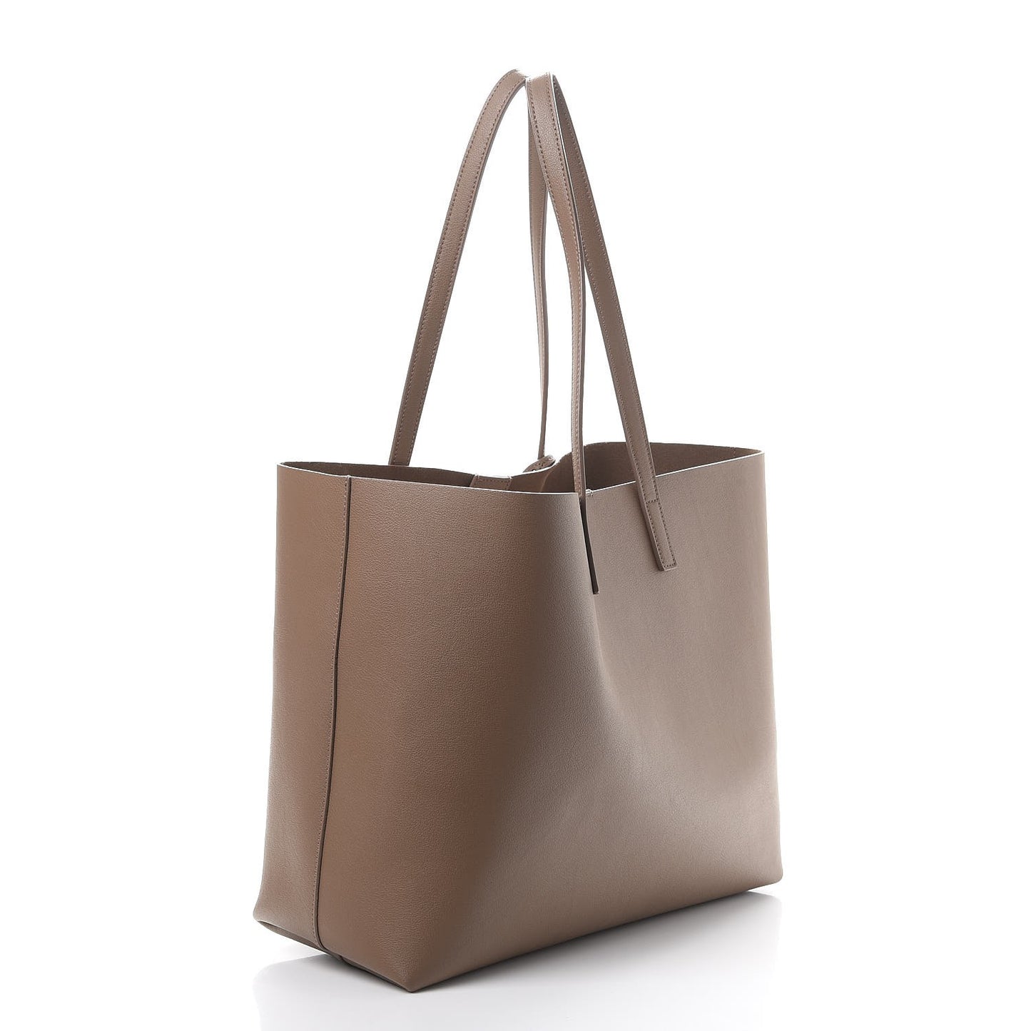 Calfskin Large Shopping Tote Taupe