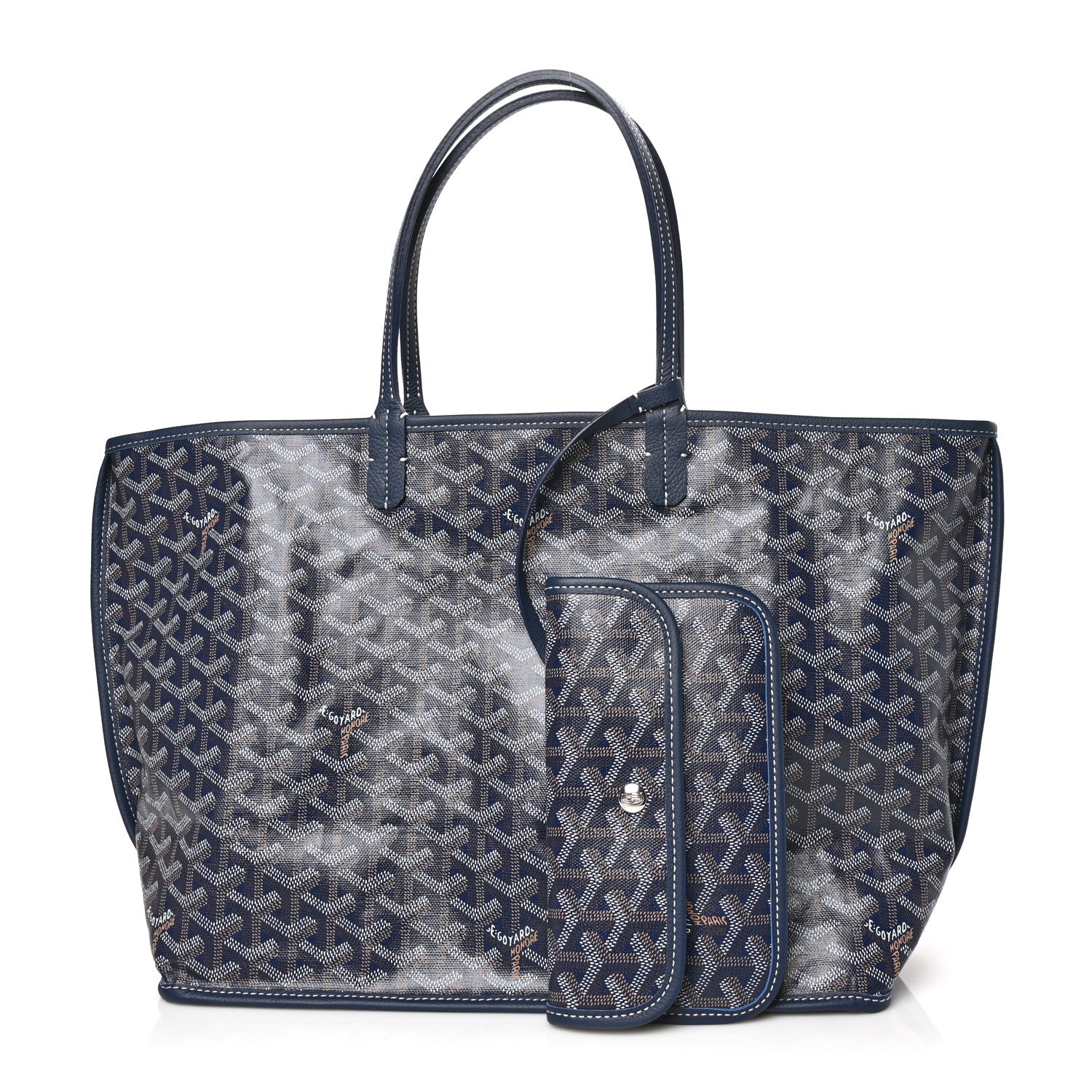 Goyard Goyardine Reversible Anjou PM Navy 1 of 8