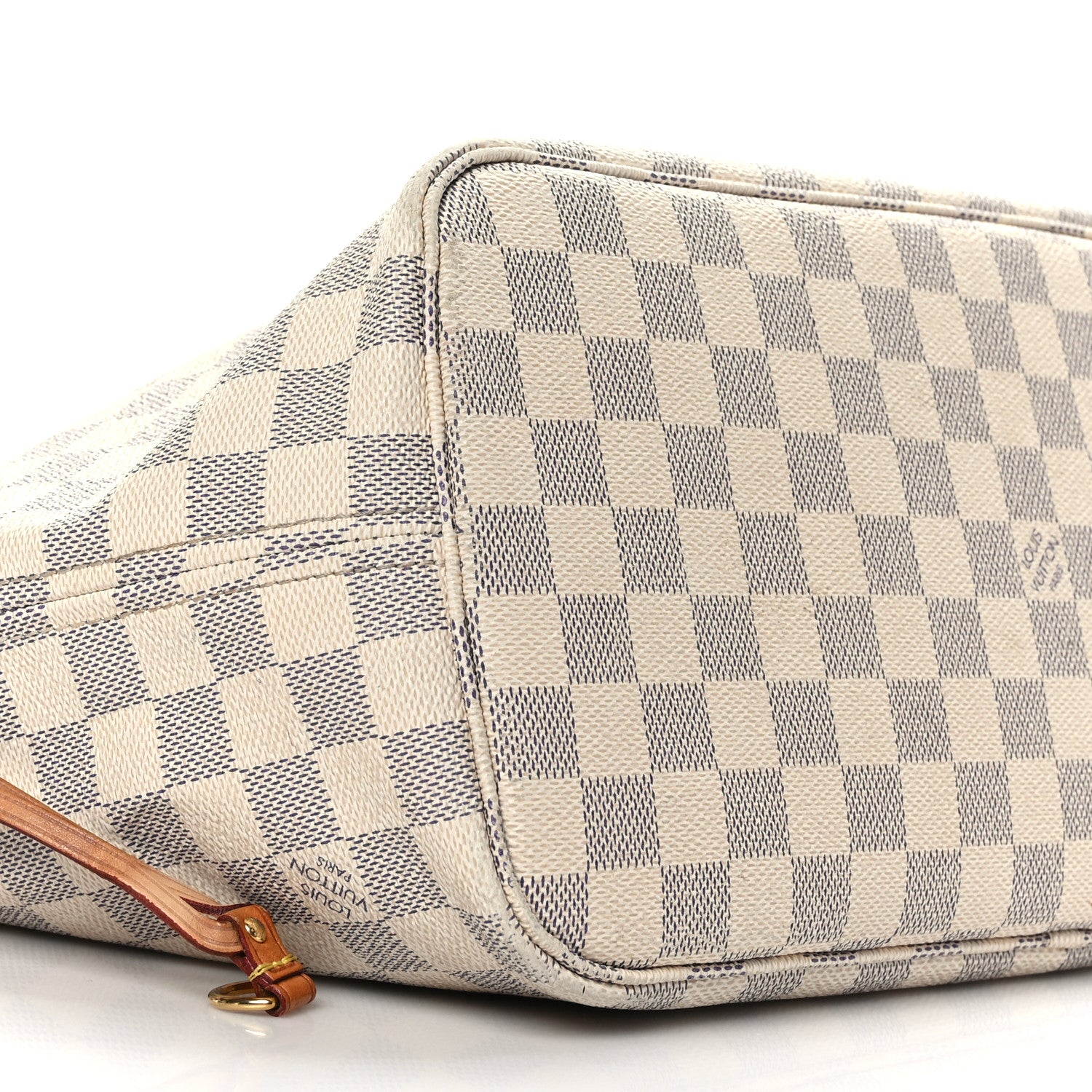 Louis Vuitton Damier Azur Neo Neverfull MM Rose Ballerine 9 of 11
