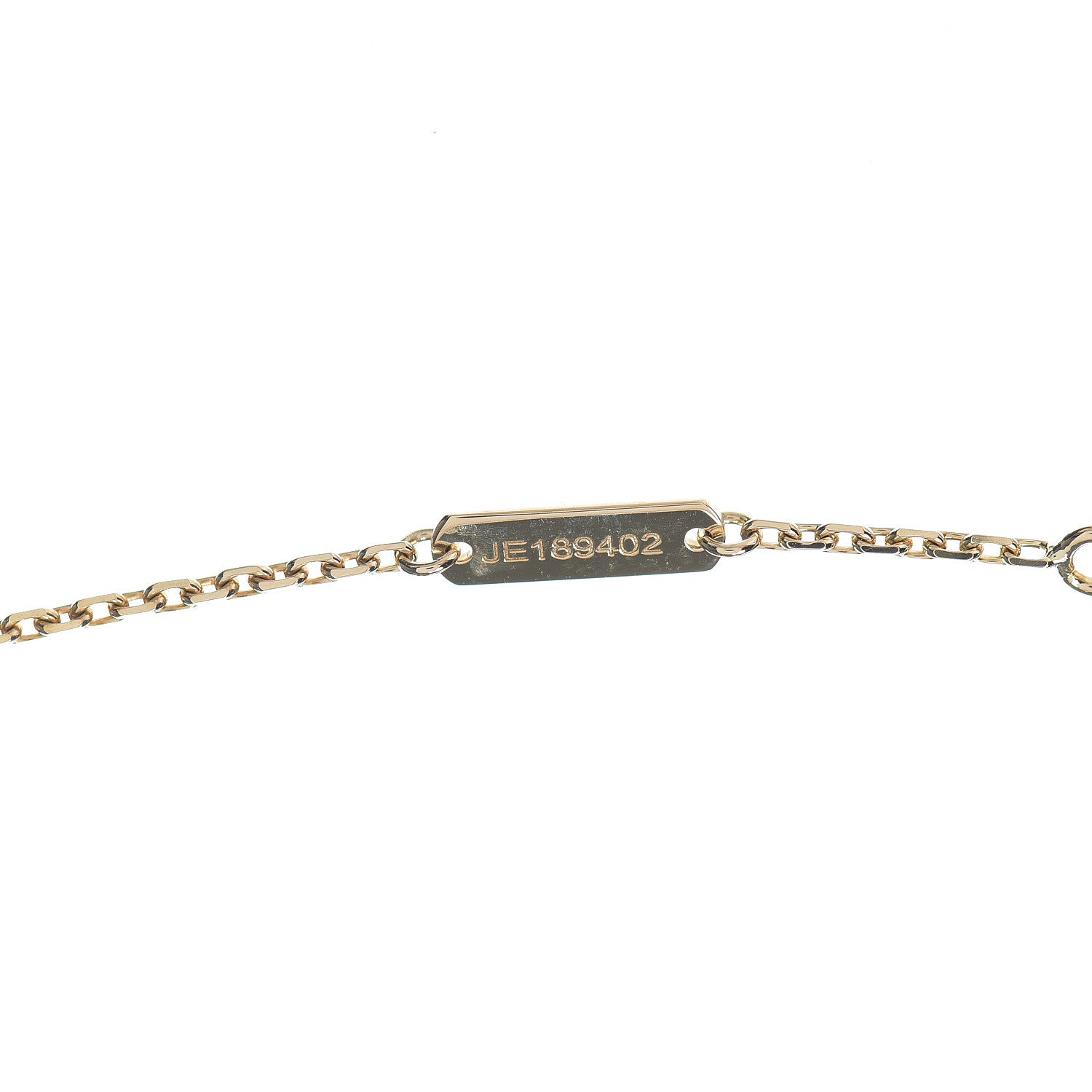 Van Cleef & Arpels 18K Yellow Gold Black Onyx Vintage Alhambra Pendant Necklace 5 of 5