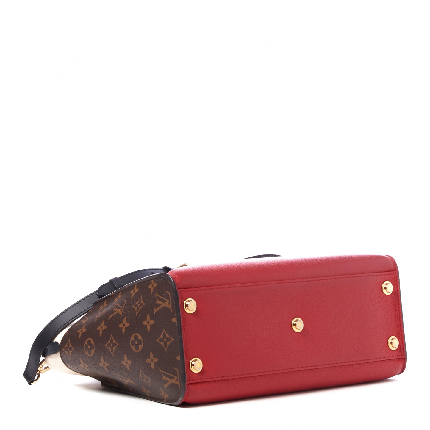 Calfskin Monogram On My Side Pirate Red