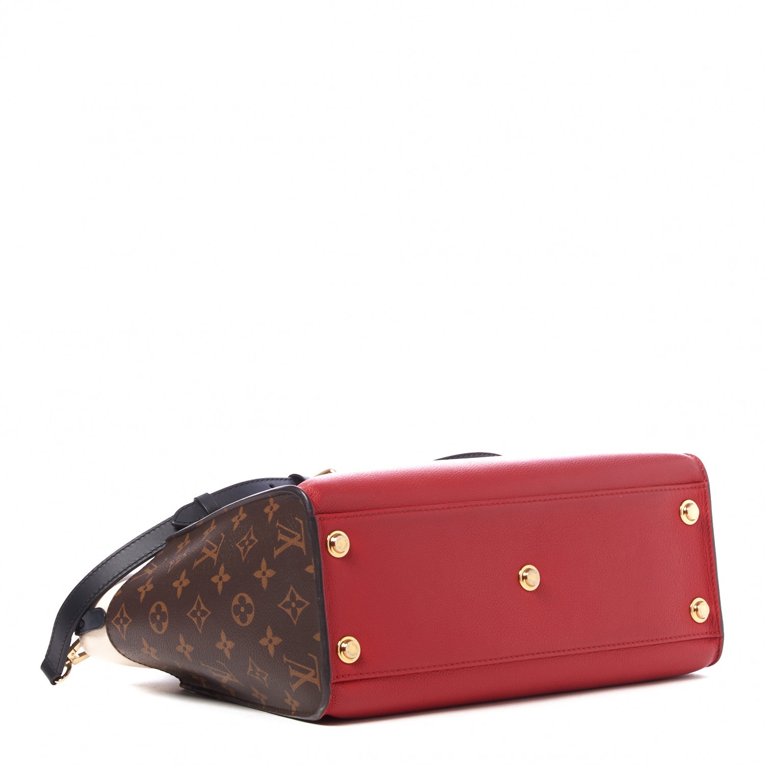 Louis Vuitton Calfskin Monogram On My Side Pirate Red 3 of 9