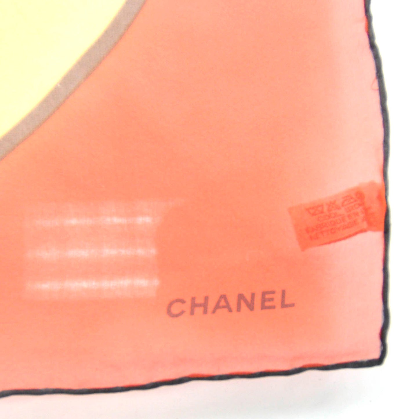Silk Chiffon CC Scarf Multicolor