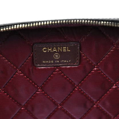 Chanel Lambskin Quilted Large Vanity Pouch Black 6 of 10