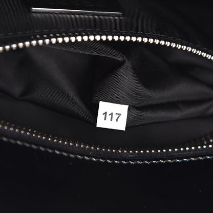 Prada Tessuto Nylon Spazzolato Small Ouverture Top Handle Bag Black 8 of 10