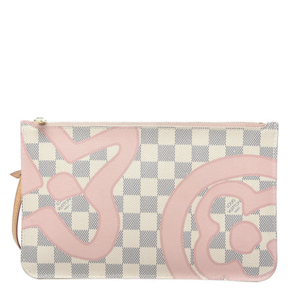 Louis Vuitton Damier Azur Tahitienne Neverfull MM GM Pochette 1 of 10