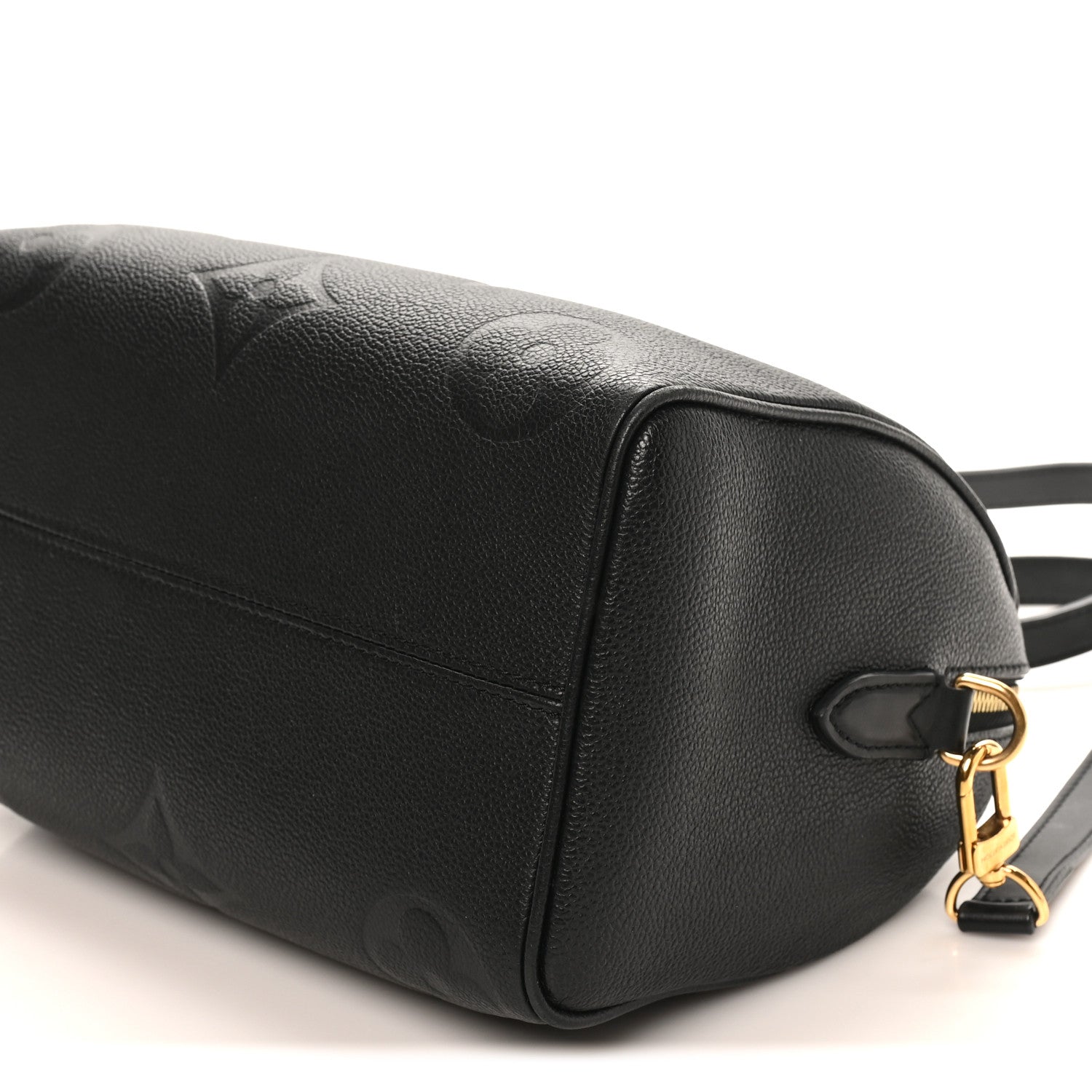 Louis Vuitton Empreinte Monogram Giant Speedy Bandouliere 25 Black 9 of 9