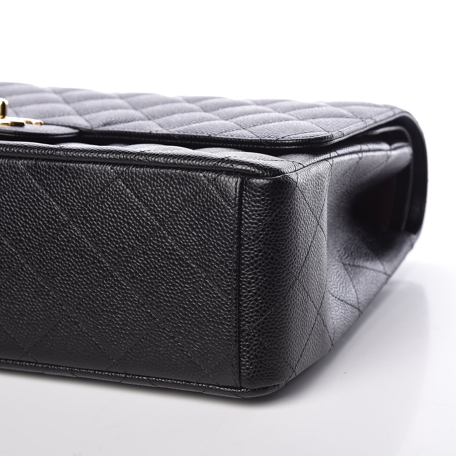 Chanel Caviar Quilted Maxi Double Flap Black 8 of 11