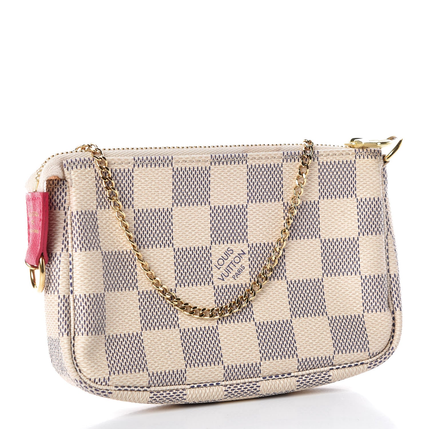 Louis Vuitton Damier Azur 2017 Christmas Animation Mini Pochette Accessories 3 of 9