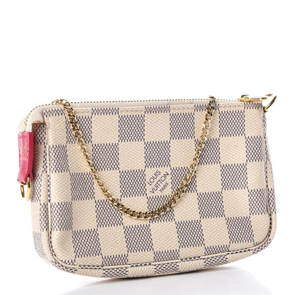 Louis Vuitton Damier Azur 2017 Christmas Animation Mini Pochette Accessories 3 of 9