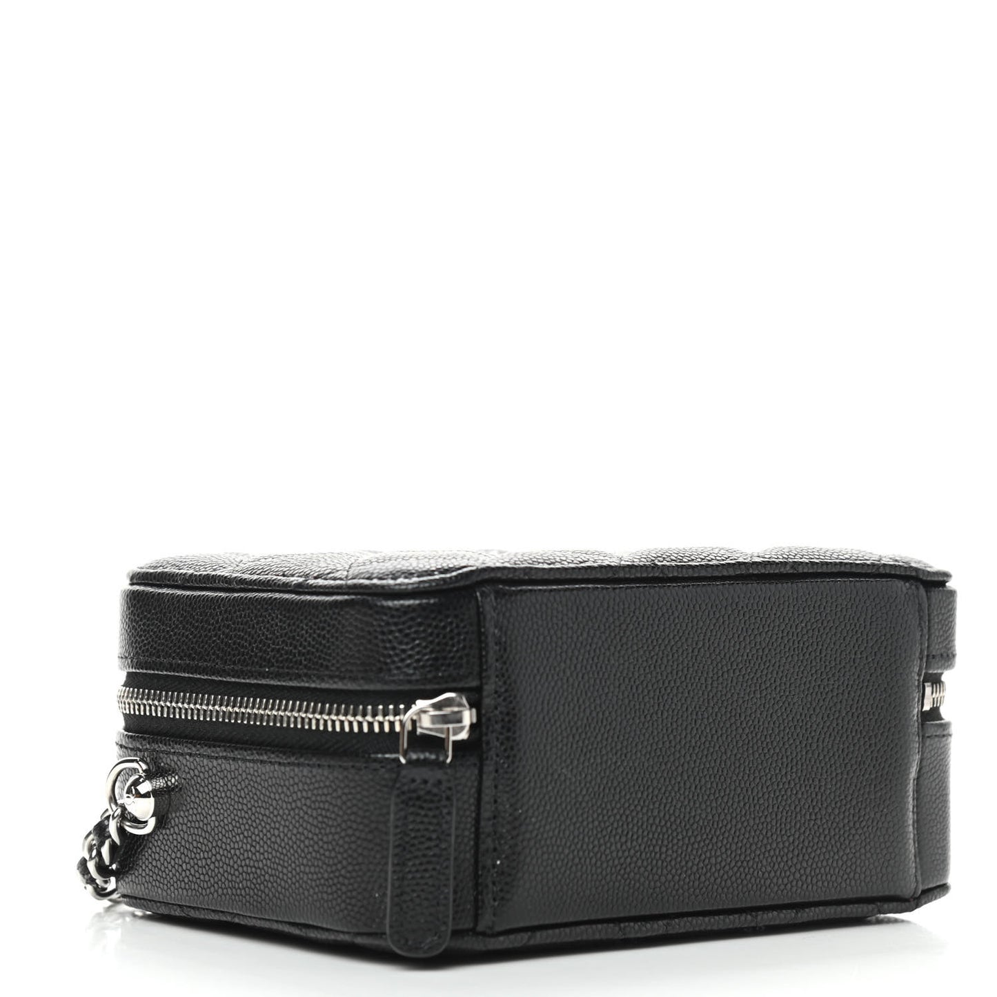 Caviar Quilted Camera Bag Black