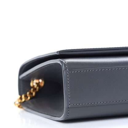 Saint Laurent SAINT LAURENT Smooth Calfskin Medium Classic Monogram Kate Tassel Satchel Grey 7 of 8
