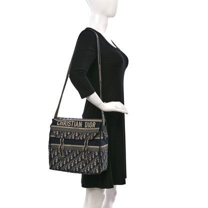 Christian Dior Oblique Medium Diorcamp Messenger Blue 2 of 10