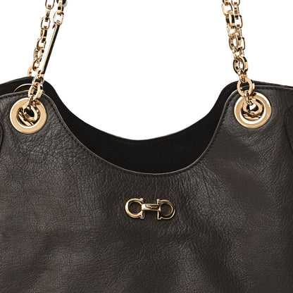 Salvatore Ferragamo Buffalo Betulla Tote Grey 7 of 9
