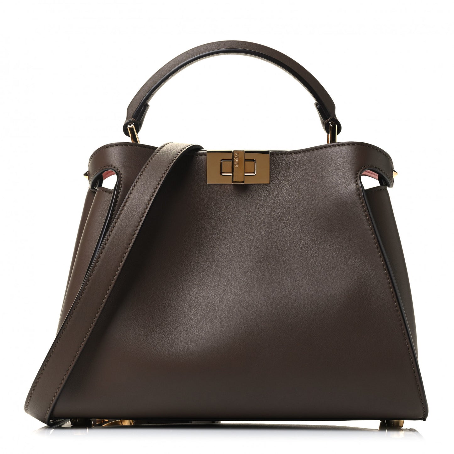 Vitello Tahiti Burro Bi-Color Medium Peekaboo Iconic Essentially Satchel Maya Camelia Confetto