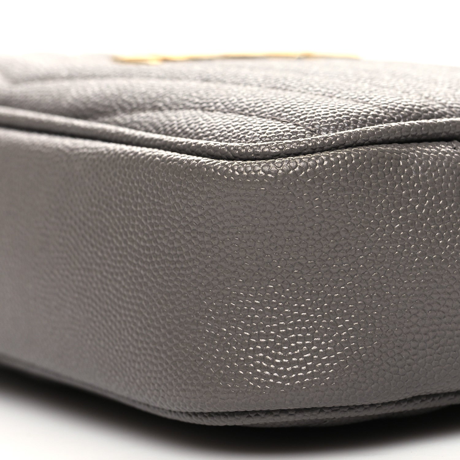 Saint Laurent Grain De Poudre Matelasse Monogram Mini Lou Camera Bag Fog 10 of 10