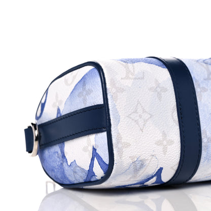 Louis Vuitton Monogram Watercolor Keepall XS Blue 8 of 10