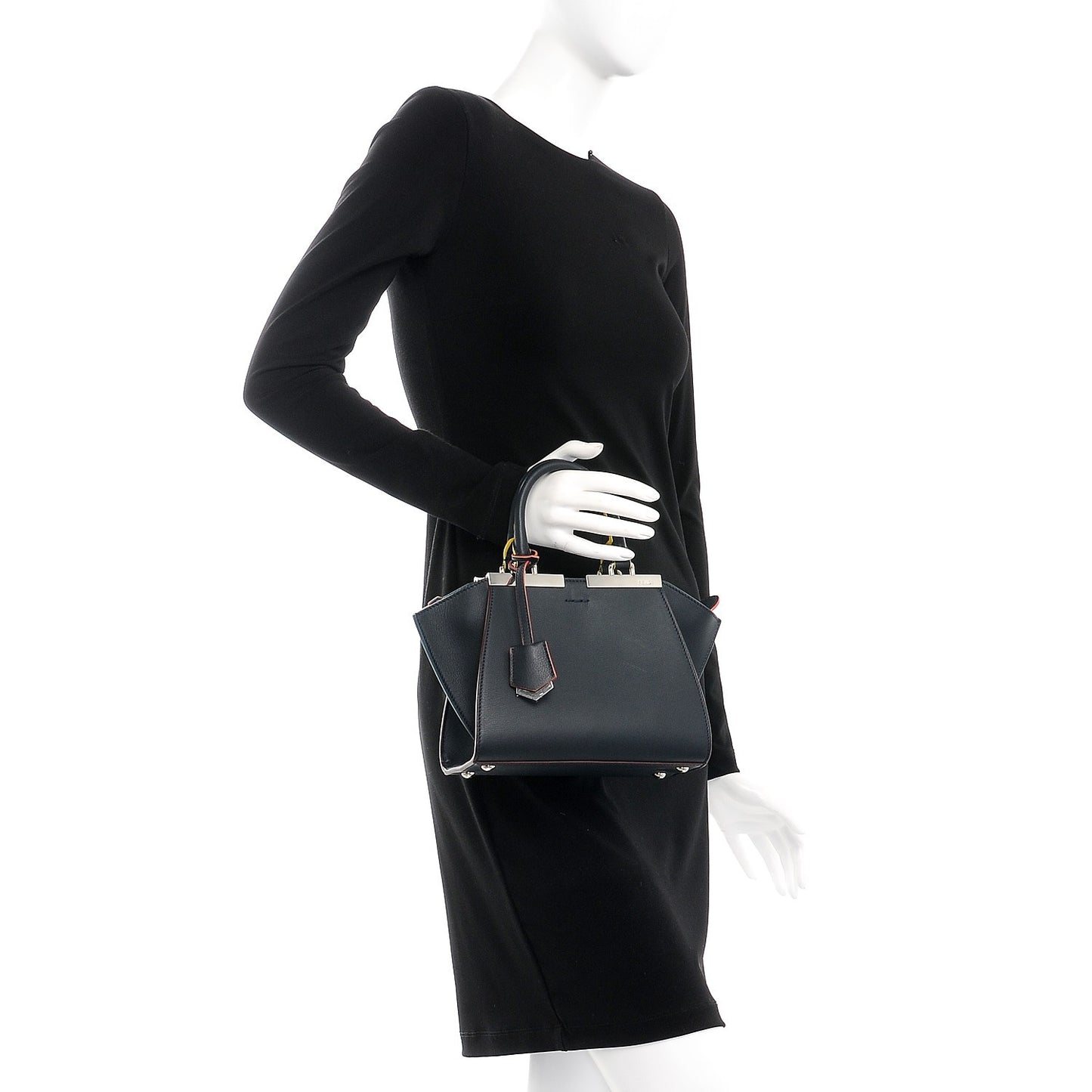 Vitello Dolce Mini 3jours Tote Blue Notte