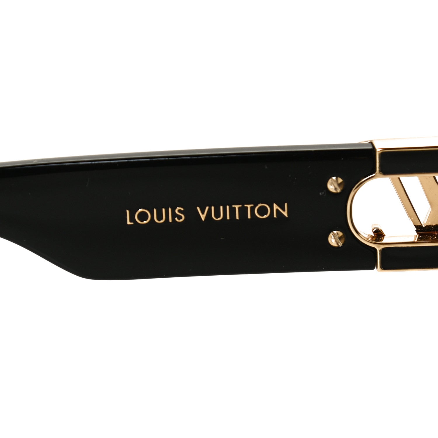 Louis Vuitton Acetate LV Link Square Sunglasses Z1478E Black 7 of 8